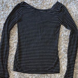 Black and white striped shirt